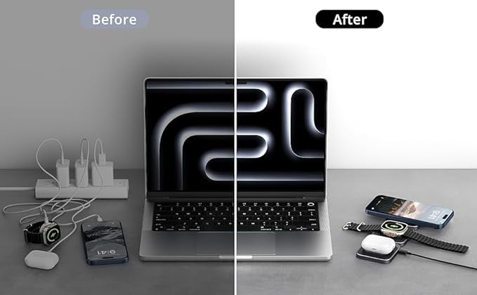 UNIDOCK ZenCharge 3 in 1 Wireless Charger Stand