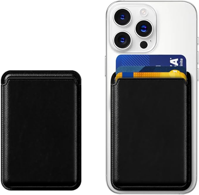 UNIDOCK Black Leather Magnetic Phone Wallet - Mag Wallet RFID (Copy)