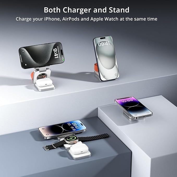 UNIDOCK ZenCharge 3 in 1 Wireless Charger Stand