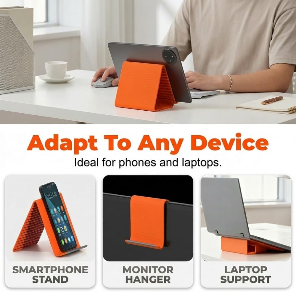 UNIDOCK Ultimate 360° Flexible Stand – Aerospace Aluminum Build, Anti-Slip Grip, Portable & Multi-Device Compatible