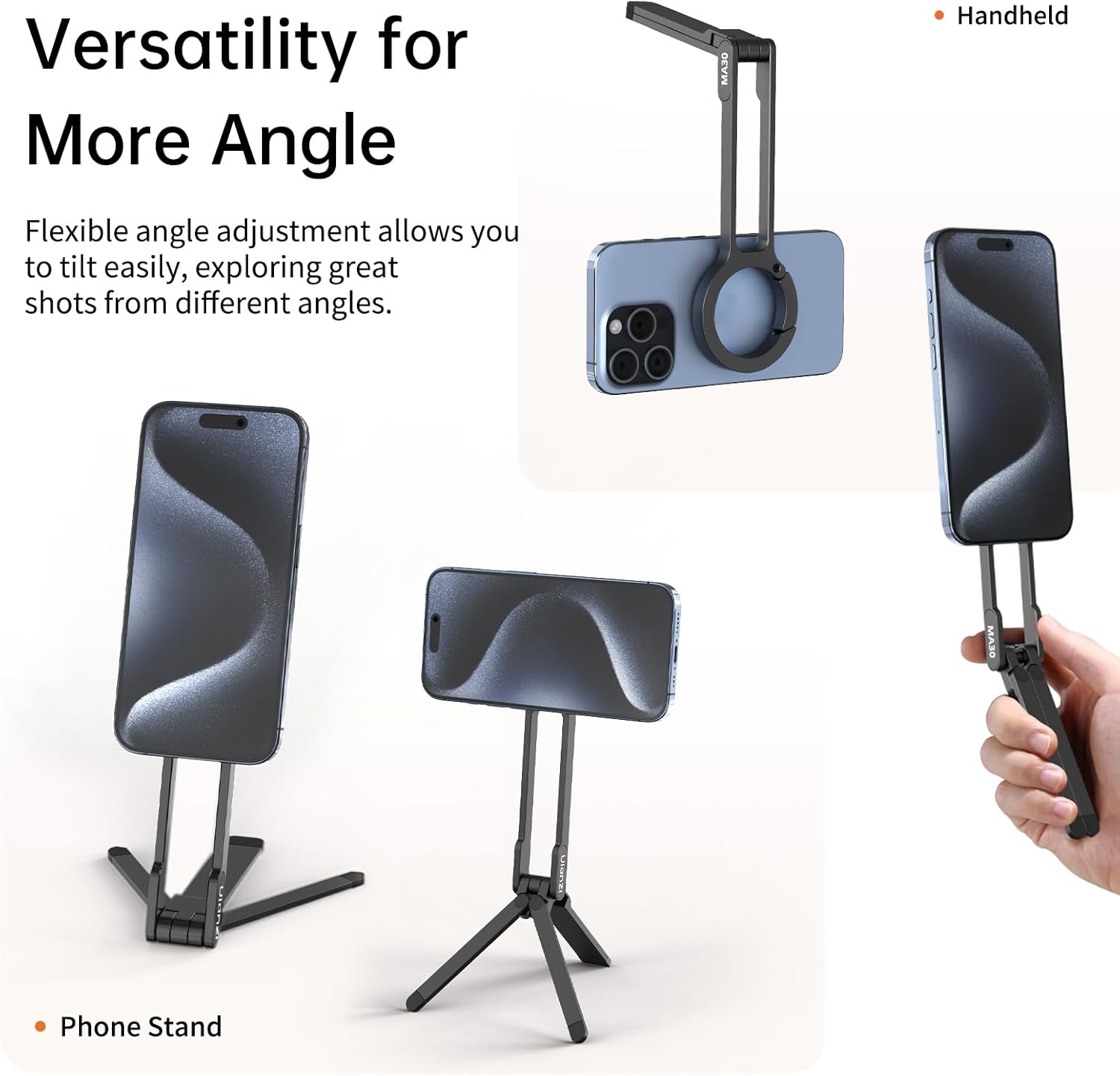Unidock SnapGrip 360 – Magnetic Grip & Stand (MagSafe Compatible)