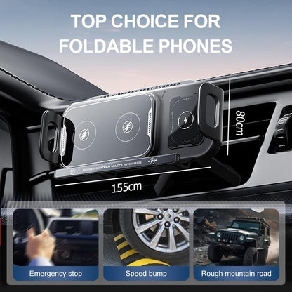 UNIDOCK Drift Auto-Rotating Wireless Car Charger Mount