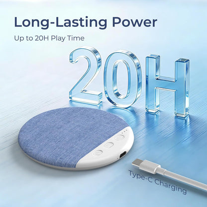 Unidock Private Sleep Pillow Speaker with Bone Conduction Audio, Bluetooth, 20H Battery, Slim & Comfortable