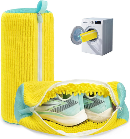 Unidock Lazy People Shoe Washing Bag - 360° Shoe Washing Machine Bag – Deep Clean Mesh Sneaker Cleaner with Invisible Zipper & Protective Cushioning