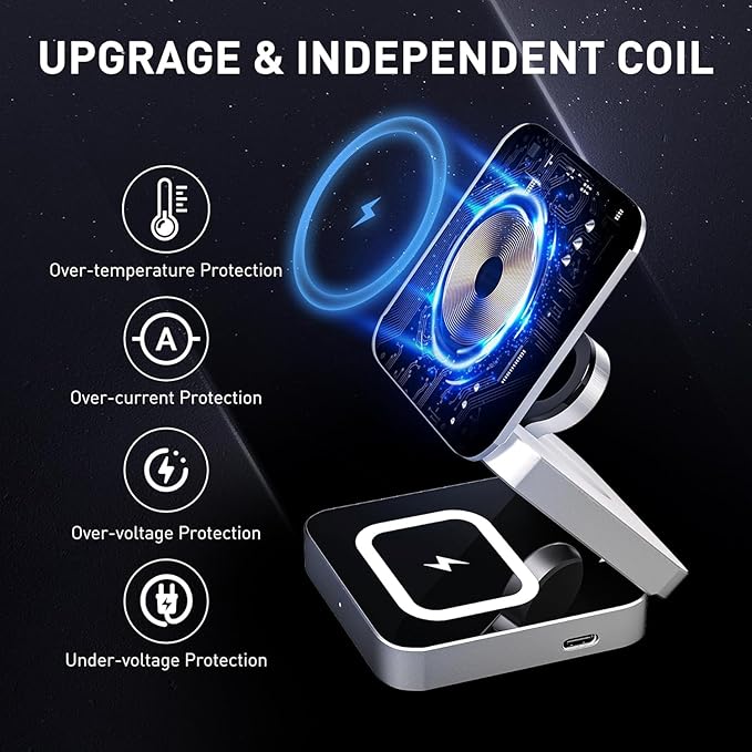 UNIDOCK ZenCharge 3 in 1 Wireless Charger Stand