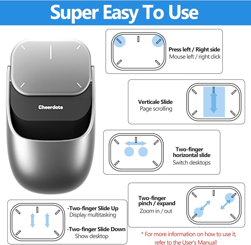 Unidock Cheerdots AI Wireless Mouse for PC Laptop