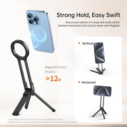 Unidock SnapGrip 360 – Magnetic Grip & Stand (MagSafe Compatible)