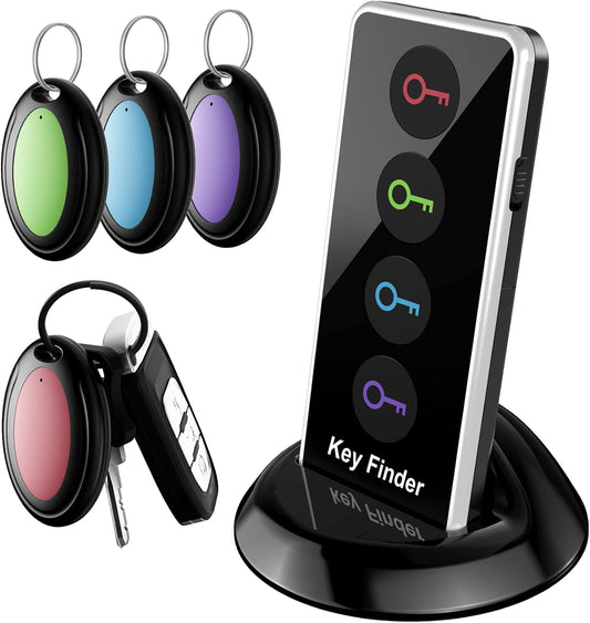 Never Lose Your Keys Again – Wireless Key Finder with Loud Beep & 131ft Range