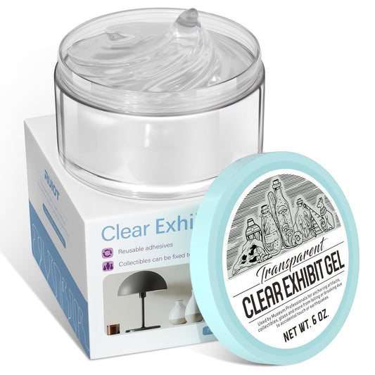 UNIDOCK Clear Museum Gel (200 grams) – Reusable Anti-Slip Adhesive Putty for Home Decor & Showpieces (No Residue, Strong Hold)