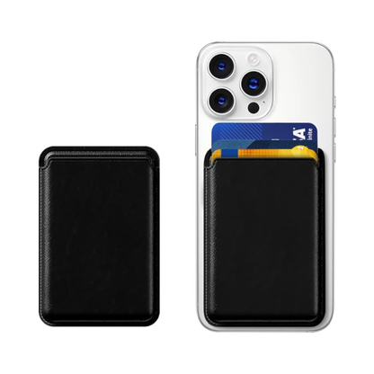 UNIDOCK Black Leather Magnetic Phone Wallet - Mag Wallet RFID (Copy)