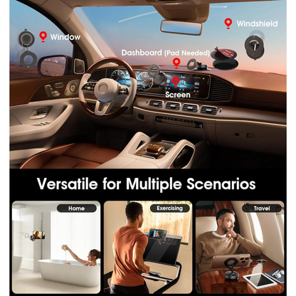 UNIDOCK Maglock Pro Vacuum Magnetic Car Phone Holder 360° (For All Devices)
